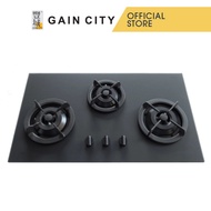 Tecno Gas Hob - 3 Burners T333tgsv-matte Black