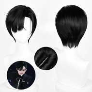 Alien Stage Ivan Cosplay Wig  Black Short Heat Resistant Synthetic Wigs