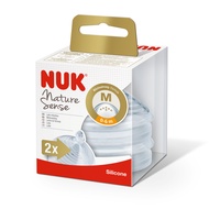 NUK Nature Sense Silicone Teats 0-6m