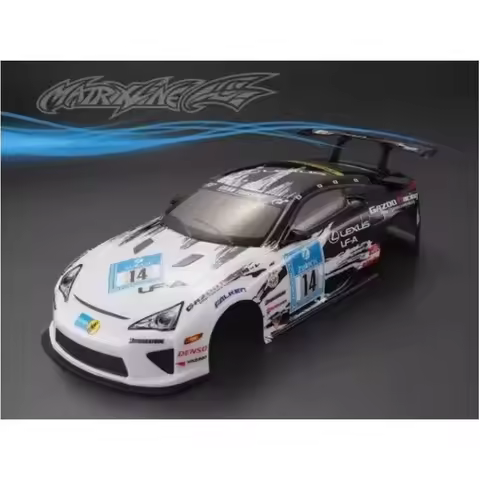 1/10 RC LFA Touring Car Drift RC PC Lexan Shell Finished With Mirror 190mm Width For RC On-Road Hsp 