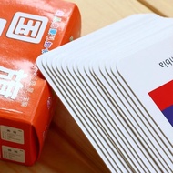 【Fast Shipment】 World flags educational laminated card flags of the world for kids toddlers learning