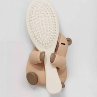 Capybara Comb Holder Bathroom Wall Hanging Comb Storage Rack Hair Clip Organizer Air Cushion Comb Ho