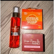 Amora Skincare (Spray, Soap, Cream) with Beetroot Extract for Brightening and Even Skin Tone