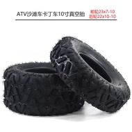 Go-Kart ATV Beach Car Vacuum Tire 22X 10-10Inch A-Word Pattern Off-Road Tire 23X7-10 Front Ti