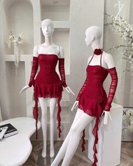 SET noel (không bướm) SÉT VÁY NOEL Set đầm màu đỏ Váy Noel Set Đầm noel Set noel noel