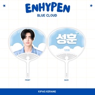 ENHYPEN SHELL UCHIWA FAN KPOP UNOFFICIAL HEESEUNG JUNGWON JAY JAKE SUNGHOON SUNOO NIKI hand fan