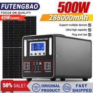 500W Power Station 288000MAH Large Capacity Battery outdoor Power bank Solar Generator Powerbank Cam