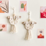 Macrame漂流木小掛毯掛飾材料包