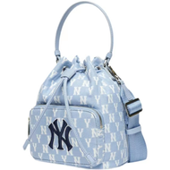 2024 New MLB sky blue camera bag waist bag bucket bag mens and womens simple NY full label  bag