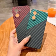 Case For Oneplus Nord5 Nord CE5 Simple Colorblock Carbon Fiber Texture PC Cover For Oneplus Nord CE 