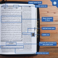 Al Quran terjemah Al Halim A5 kalp resleting - Al Quran Terjemah