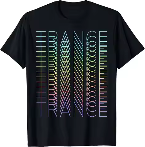 Trance Techno Music DJ Rave Party Techno Festival T-Shirt Short Sleeve Custom Printed Graphic T Shir