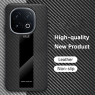 Casing for vivo iQOO 13 5G iQ00 iQOO13 V2408A I2401 Phone Case Leather Acrylic Carbon Fiber Soft Sil