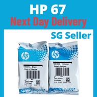 HP 67 Ink Cartridge Black Tri-Color for HP Ink for HP DeskJet 2330 2700 2720 2730 2800 4100 4120 413
