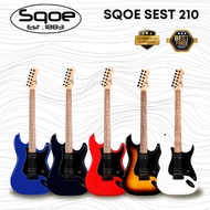 SQOE SEST210 Super Stratocaster Body HH Electric Guitar Rosewood Fretboard