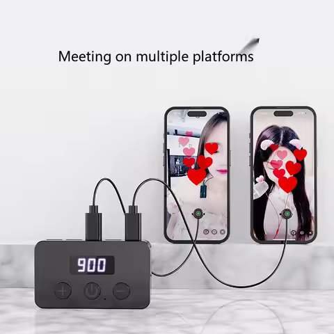 Auto Screen Clicker Kit Rechargeable Host + 1-5 Heads Multi-Device Wireless Live Streaming Like Bot