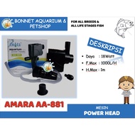 MESIN AQUARIUM PUMP AA 881 AMARA AA 881 POWERHEAD SUBMERSIBLE MACHINE