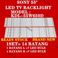 KDL-55W650D SONY 55 INCH LED TV BACKLIGHT ( LAMP TV ) 55W650D 55" SONY LED BACKLIGHT