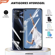 Anti-Scratch Hydrogel Oppo A52 / A92 Hydrogel Film Clear Matte Blue Light Anti-Spy Screen Protector 