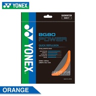YONEX BG80 Power Badminton String Repulsion Power 100%ORIGINAL Made in Japan Tali Racket Badminton 0