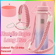 1Set Long Aquaflask Accessories Multifunction Lanyard Hydroflask Tumbler Handle Rope 2 in 1 (1.07m) Silicone Boot Aquaflask Paracord