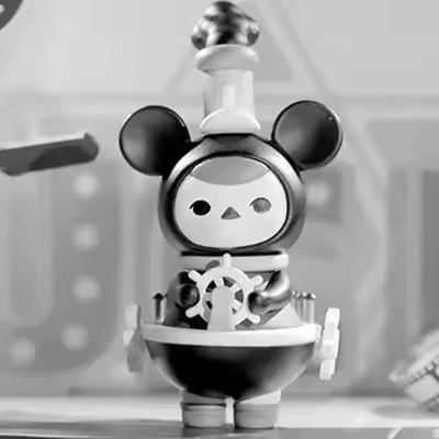 POP MART PUCKY Mickey Family Series Genuine Blind Box Mystery Box Kawaii Ornaments Figurines Home De