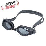 【Import from Japan】[Arena] Unisex fitness swimming goggles [Silky] Smoke × Gray Free size Anti-fog (