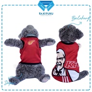 Cute Cat Dog Clothes KFC Motif Male Female Male Female Small Animal Accessories Cat Clothes Pet Clot