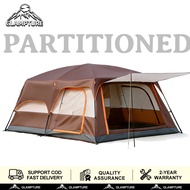 GLAMPTURE 5-8/8-12 people double-layer waterproof automatic tent, courtyard camping tent
