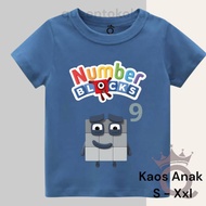 Children's T-shirt NUmber block NUmber 9 nine