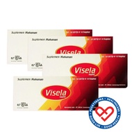 Erela Visela 100 Kaplet Suplemen Asam Folat B6 Ibu Hamil Lansia 4 Box