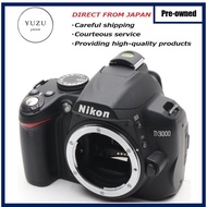 Pre-owned Product Nikon D3000 DSLR Camera Body - 10.2MP DX-Format Sensor & 11-Point AF Perfect Begin