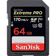 [Older Version] SanDisk 64GB Extreme PRO SDXC UHS-I Memory Card, C10 U3 V30, Supports 4K UHD Video, 