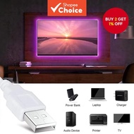 New 1-20 meters LED light strip RGB 5V USB Bluetooth APP controlled for TV background lighting.