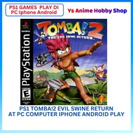【PS1 Game Main di PC IPHONE ANDROID  】Playstation 1 TOMBA2 EVIL SWINE RETURN PS1 GAME mesti main