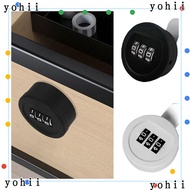 YOHII Password Lock, Anti-theft 3 Digital Code Combination Lock,  Security Zinc Alloy Hardware Drawer Lock Cupboard Drawer
