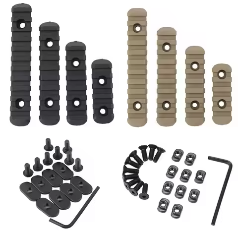 Tactical Nylon 5/7/9/11 Slot 20mm Picatinny Rail Handguard Rifle Airsoft Scope Mount Base Rail Acces