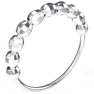 XIAOLIU 925 Sterling Silver Anti Anxiety Ring for Women Men Anxiety Relief Ring Fidget Spinner Ring 