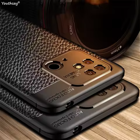 For Xiaomi Redmi 10C Case Cover Redmi 10C 10A 10 5G 9 9A 9C 12C Cover Silicone luxury Leather Rubber