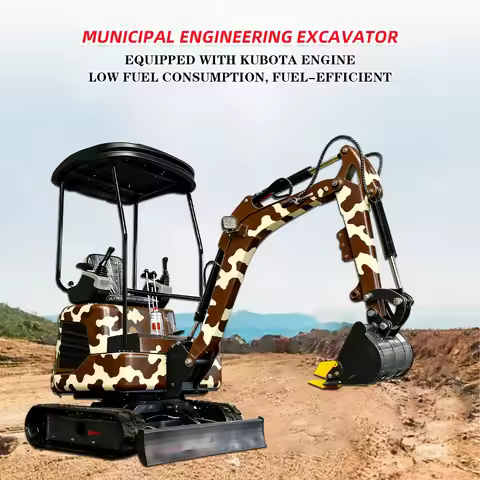 3 Ton Hydraulic Mini Excavator Full Accessories Crawler Excavator Suitable For Various Scenarios Min