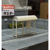 W•ST Halte Bus Diorama Accessories Scale 1:64 Bus Stop City Diorama Series