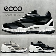 ECCO 男款運動鞋 GORE-TEX防水薄膜戶外防水透氣防滑復古跑鞋時尚拼接徒步鞋 百搭休閒鞋 運動鞋 波鞋 sports casual shoes (By. HARAJUKU_BABY) hara