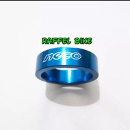 Neco 10mm blue Spacer. Ring. Bicycle Spacer