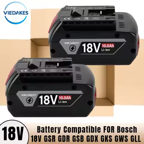 💯New 18V 12000mAh rechargeable battery🔋 for bosch akku 18v GSR GDR GSB GDX GKS GWS GLL GOP tools wit