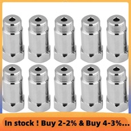 10Pcs Oxygen O2 Sensor Spacer Adapter Catalytic Converter Eliminator Adapter Oxygen O2 Sensor 45mm M