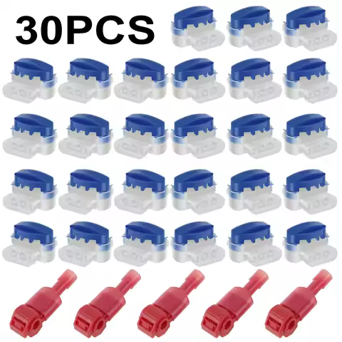 30Pcs Robotic Lawnmower Cable Connector Waterproof IDC 314 Electrical Wire Connector for 22-14 AWG C