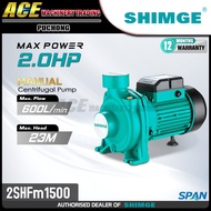 [SHIMGE] ( 2SHFm1500/3SHFm2200) 2Hp/3Hp Centrifugal Water Pump | 1500W & 2"/3" Pump Head | Irrigatio