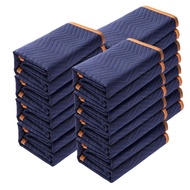 New SucceBuy 35/65 lbs Moving Blankets 12 Packs 80" x 72" Packing Blanket Heavy Duty Mover Pads for 