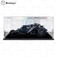 BrickLight™Transparent Figure Storage Display Box Stackable for Lego 76240 Superhero Dark Knight DC 