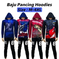 NCH Baju Pancing Hoodies Fishing Long Sleeve Jersey Memancing Lengan Panjang Abu Garcia M-4XL